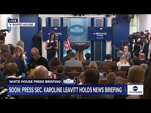 White House press briefing: LIVE