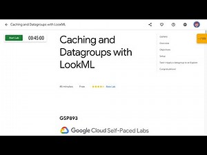 Caching and Datagroups with LookML GSP893