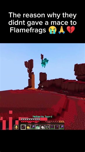 Flamefrags with mace is just too OP ✌️❤️‍🩹 Minecraft Unstable Smp #shorts #memes