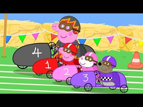 Peppa Pig in Hindi - Go Karting - गो-कार्ट्स - हिंदी Kahaniya - Hindi Cartoons for Kids