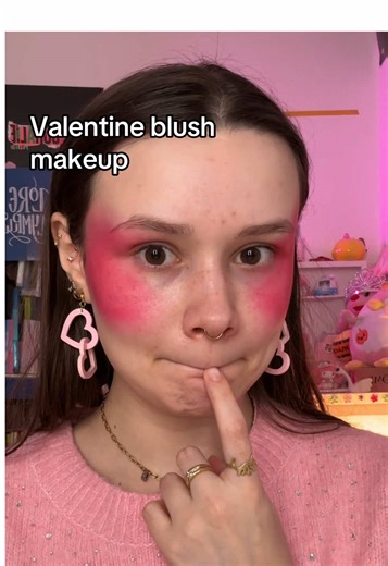 Valentine Blush Makeup Ideas for a Romantic Look