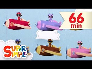 10 Little Airplanes | + More Kids Songs | Super Simple Songs