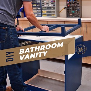 How To Build a Bathroom Vanity. Make your own sleek and sylish sink cabinet / bathroom vanity. | Fix This Build That