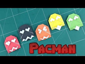 Handmade Pacman Paper | How to Make Origami Pacman (Folding Instructions) | DIY Paper Craft Toy Idea