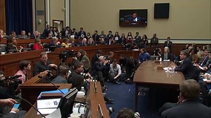 Rep. Mark Meadows as his guest Lynne Patton, an African-American member of the Trump administration, stands behind him: "I've talked to the president over 300 times, I've not heard one time a racist comment out of his mouth in private. So how do you reconcile it?" yhoo.it/2BWxUzp | Yahoo News