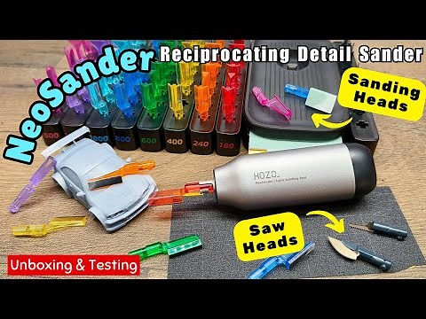 BRAND NEW Awesome Hobby Tool! Testing the NeoSander - a Mini Reciprocating Sander & Saw
