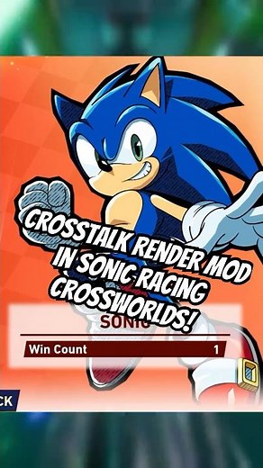The BEST Sonic Racing CrossWorlds Mod?!