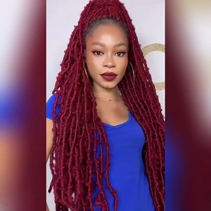 30 Inch Light Weight Butterfly Locs Crochet Hair 6 Packs Long Distressed Butterfly Faux Locs Crochet Hair, 2# 2#(Off Black)