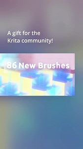 Many more fun Krita brushes to enhance your painting workflow! 🌟 A gift to the best art community in the world! ❤️ #arttips #digitalart #artistsoftiktok #arttipsandtricks #krita #freetools #fyp #digitalartist