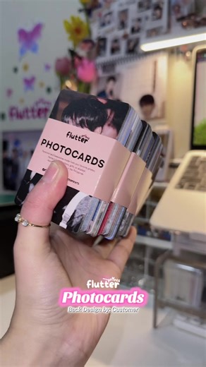 These matte finish photocards were specially printed as fan giveaways, with the back design provided by the customer (JL stans, we see you 💙🌟). Want something like this? You can send your own photos and designs for printing too! Thanks to our loyal customers 🥰🥳 #FlutterPrints #AHOF #ahof_jl #jlgaspar #photocards