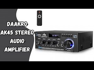 Wireless Control, Powerful Audio | Daakro AK45 Bluetooth Audio Receiver
