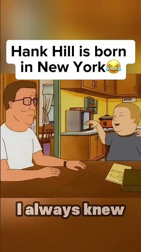 Hank Hill is From New York #hankhill #clips #kingofthehill #shorts