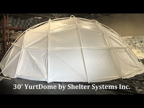 Shelter Systems - 30’ Yurt Dome Installation