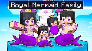 【Aphmau】番外篇，APHMAU在《我的世界》中拥有一个皇室美人鱼家庭！