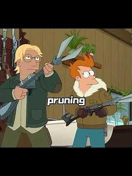 Fry got a magical mirror. #fypシ #funny #cartoon #movie #shorts