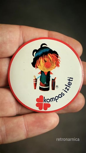 Značka Kompas izleti. #slovenija #jugoslavija #retro #slovenia #yugoslavia