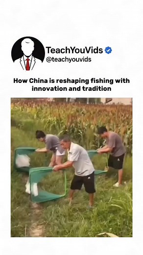 How China is reshaping fishing with innovation and tradition working side by side. 🎣⚙️ From ancient net-casting techniques to modern aquaculture, sonar systems, and sustainable farming methods — they’re blending old wisdom with new tech to feed millions while protecting marine ecosystems. 🌊✨ This video is for educational purposes only. DM for credit/removal. #Innovation #SustainableFishing #EngineeringExplained #ChinaTech #MarineScience #educationalvideoforchildren | Teachyouvids