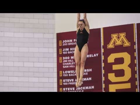 Highlights: Elna Widerstrom Earns Gold Medal in 1M Diving at 2026 B1G Championships