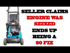 Yard Works Mower With Seized Engine? Let's Find Out