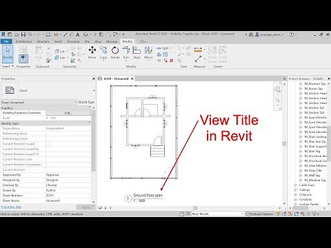 View Title in Revit