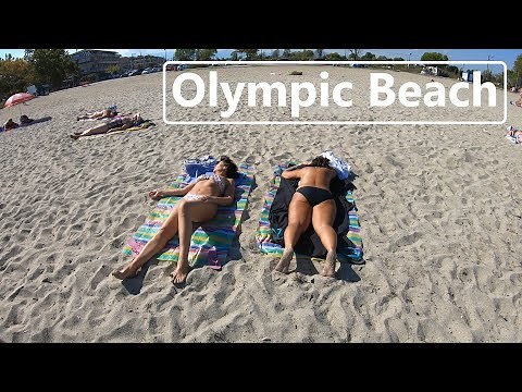 Olympic Beach Greece - Beach Walk 2025