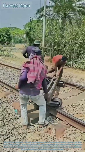 Transport von Gleisabschnitten! Technik zum manuellen Bewegen von Gleisplatten