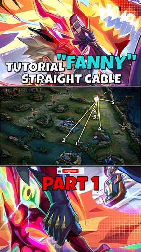 Tutorial Basic Straight Cable Fanny🔥#mobilelegends #tutorialfannypemula #tutorialfanny #mlbb #ml