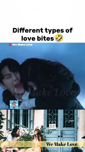 Different types of love bites🤣 | #canthislovebetranslated #kdrama #koreandramainhindi #shorts