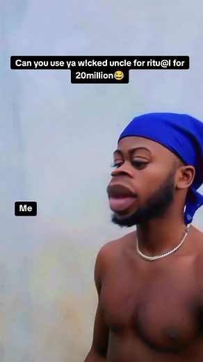 Can you use ya w!cked uncle for R!tu@l for 20million 😂 #fypシ゚viralシ #reelschallenge #fypシ゚ #facebookviral #beauty | Comedian Rhollins