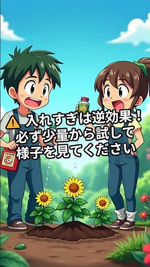 家庭菜園必見！苦土石灰が“液体肥料”になる裏ワザ🌿