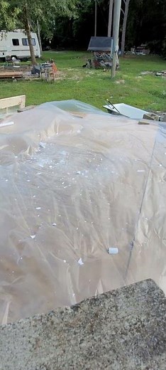 How not to dispose a Fluorescent bulb