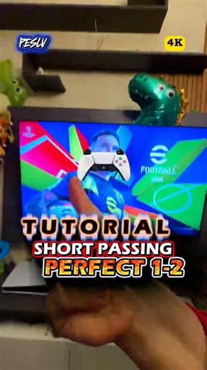 4K eFootball on PS5 How To Pass, Short Passing and Lofted Passing Tutorial #shorts #efootballps5
