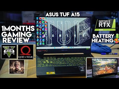 Asus TUF A15 1 Month Gaming Review 2025👀 | RTX 3050 Heating, FPS Drop & Real Experience 2025❤️