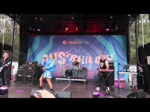 Rogue Traders Performing At Parramatta Park Australia Day