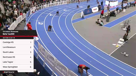 High School Girls' 4x200m Relay, Finals 16 | The VA Showcase