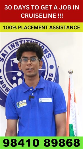 Sai Institutions on Instagram: "Testimony of a Cruiseline Student Shri Ram from Chennai - Sai Institutions #saiinstitutions #admissionsopen #saiinstitutionscruiselinecourses #cruiseship #cruiseline #cruiseliner #jobopening #hotelmanagement #chefs #chefsjob #bartenders #housekeeping #housekeepingservices #waiter #shippingworldwide"