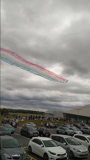 ✈️ Amazing Red Arrows Flyover - RAF Museum Midlands (Cosford)