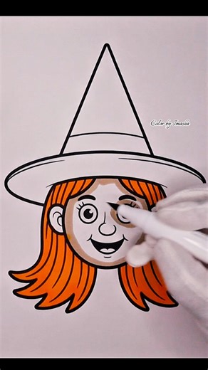 4K views · 84 reactions | 李Halloween Coloring | Satisfying ART #arttherapy #asmr #satisfyingart #colorwithme #relaxing | Color by Imasha | Facebook