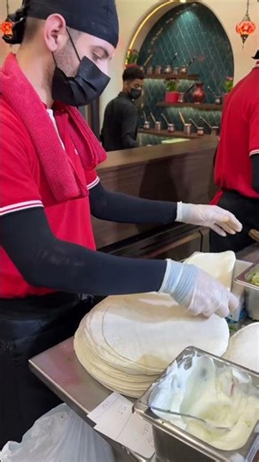 Global Cuisine Gigantic Slice of Chicken Shawarma in Bukit Bintang, Malaysia part 2