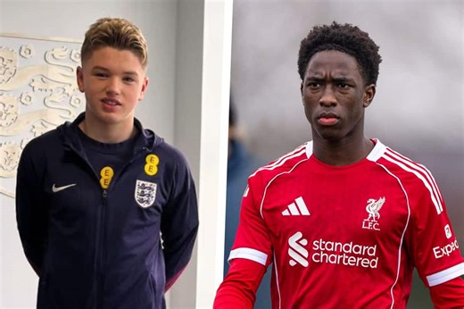 Young LFC trio called up for England - as Thiago Silva's son debuts