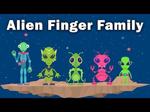 Alien Finger Family Nursery Rhymes for Children