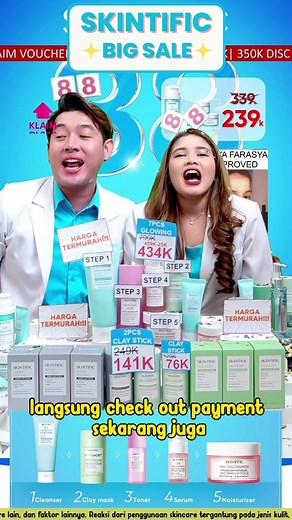 ❤️ SKINTIFIC BIG SALE! Anti Dark Spot Set ampuh banget buat kamu yang mau menyamarkan flek hitam dan segala bekas jerawat, sekaligus mencerahkan ~ Yuk langsung join ke LIVE Skintific, dan check out sekarang juga! #zonacantik #skintific #promoskintific #acneset #serumacne #moistacne #serumjerawat #5%panthenol #FYP