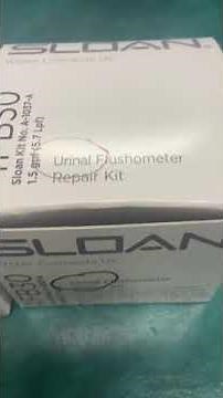 Replacing a Sloan diaphragm