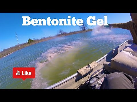 How to SEAL your stock pond | Bentonite Gel.. part 2