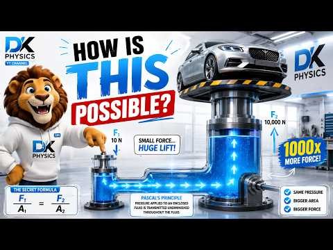 Pascal's Law: The Physics That Lifts Cars | Fluid Mechanics #5 | JEE & NEET