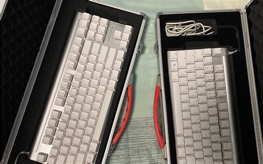 一口气买两把cherry 8.0,一把改造一把收藏，美滋滋。附对比打字音。