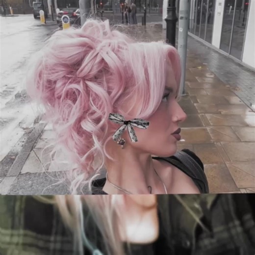 dream hair colour [ pc cc sweetlydevoted ] #pinkhair #pinkhairgirl #moodboardedit #foryoupage #videostar