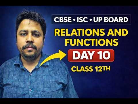 Class 12 Maths Relations and Functions Day 10 | CBSE ISC UP Board 2026–27 ‪@TKPGenZ‬