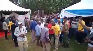 12K views · 35 reactions | Ruto's meeting in Murang'a turn chaotic after he tried to bash out Murang'a county governor. The residents have retaliated in support of Murang'a county governor. To settle scores and disappointment, Ruto aids have resulted in physical fights from their boss instructions. | UnreportedKe | Facebook