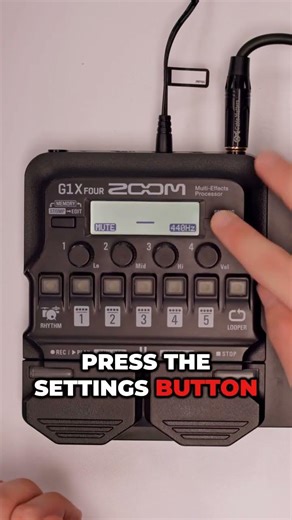 How to Use the Built‑In Tuner on the Zoom G1X Four